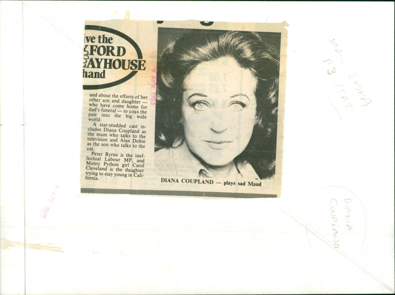 Diana Coupland - Vintage Photograph