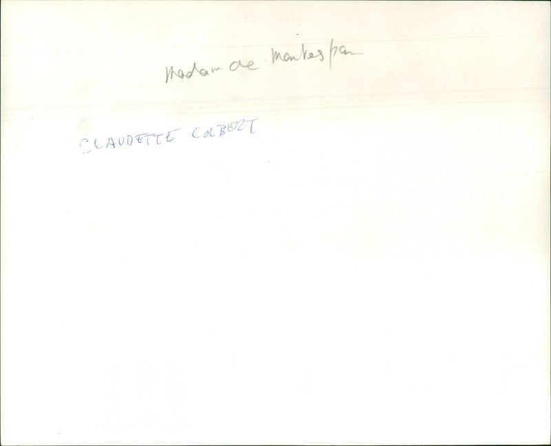 Claudette Colbert - Vintage Photograph