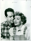 Fred MacMurray, Claudette Colbert - Vintage Photograph
