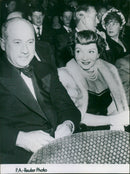 Dr. Joel Pressman, Claudette Colbert - Vintage Photograph
