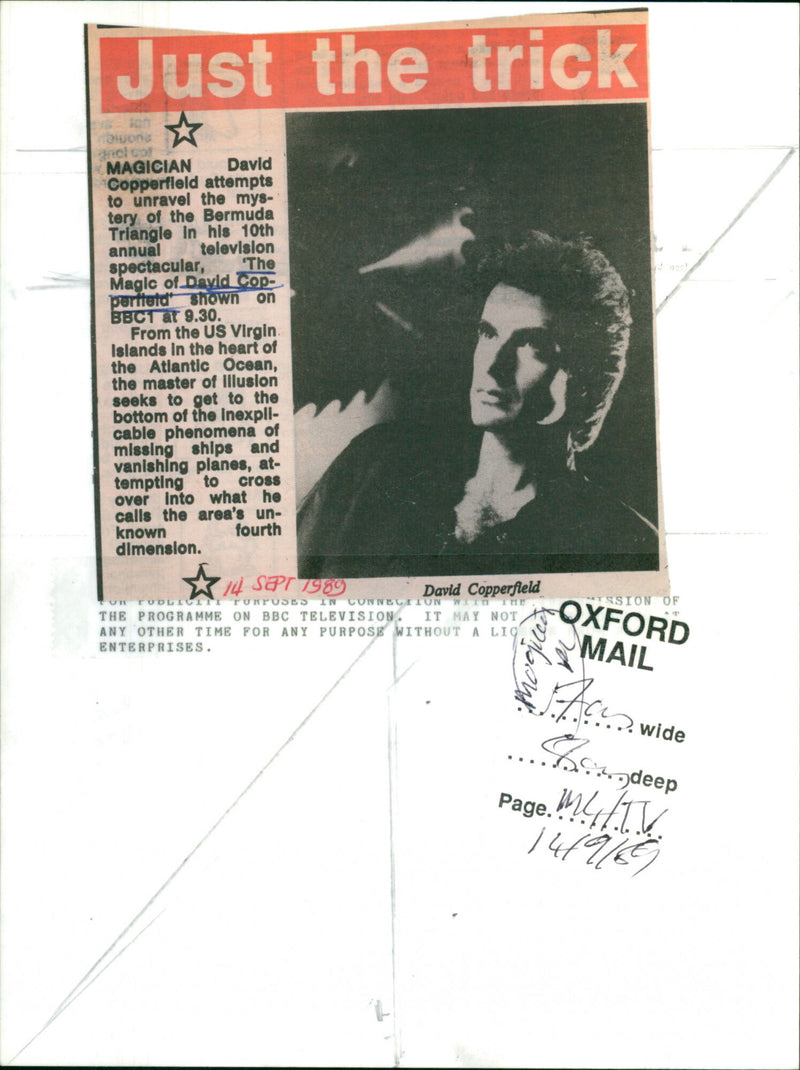 David Copperfield - Vintage Photograph