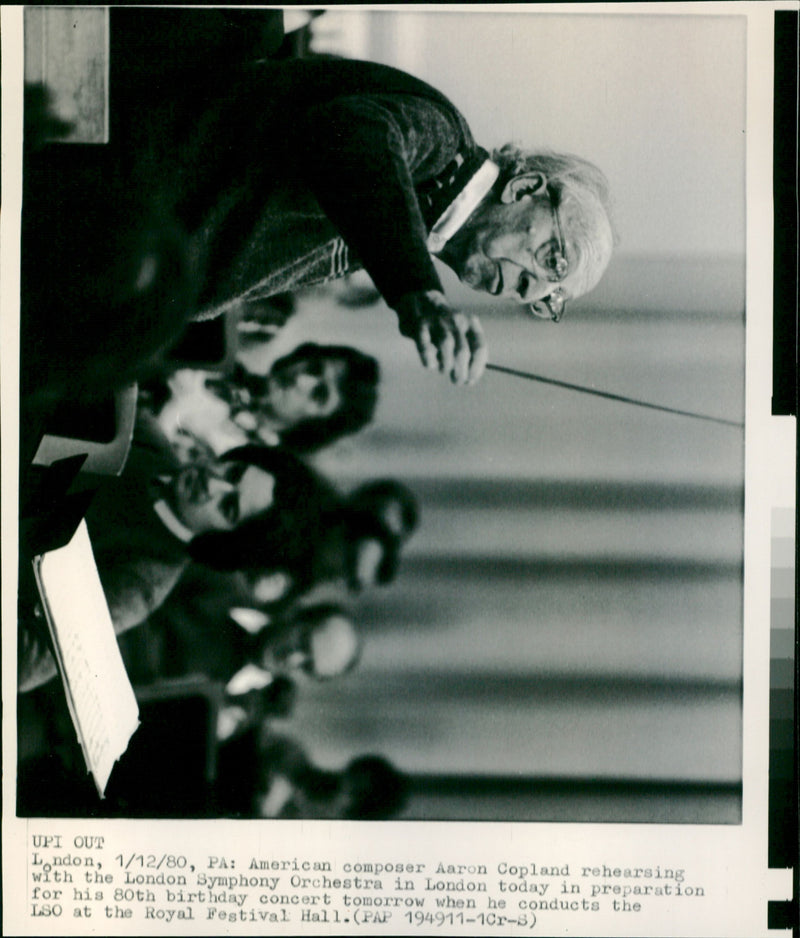 Aaron Copland - Vintage Photograph