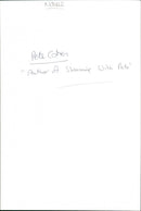 Pete Cohen - Vintage Photograph