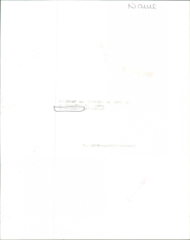 Dr. John Chelsom - Vintage Photograph