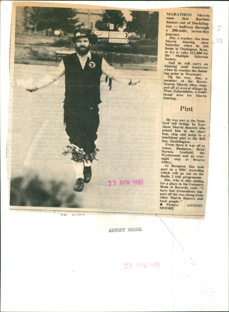 Jim Bartlett - Vintage Photograph