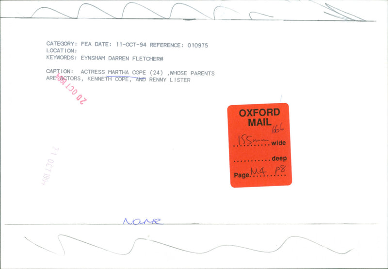 Martha Cope - Vintage Photograph