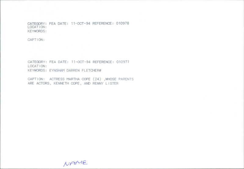 Martha coke - Vintage Photograph