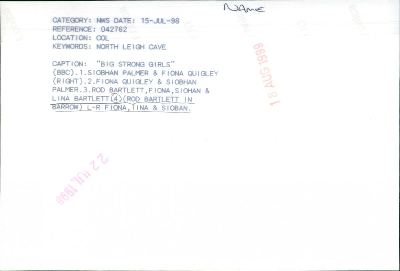 Rod Bartlett - Vintage Photograph