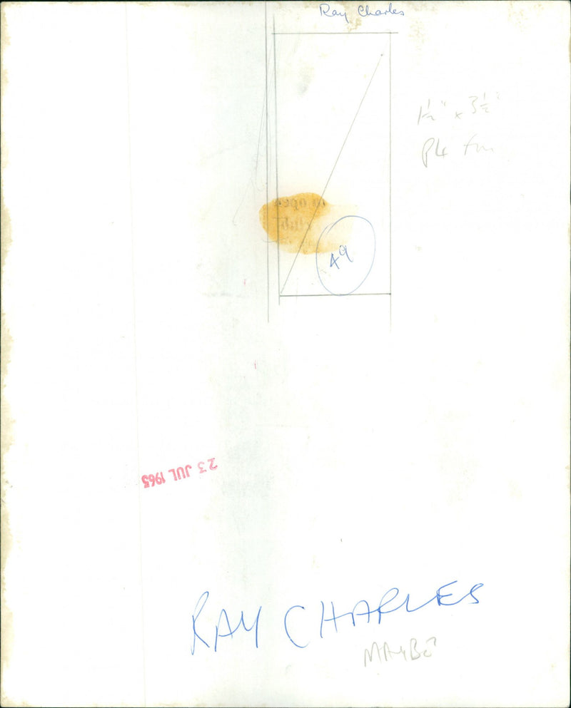 Ray Charles - Vintage Photograph