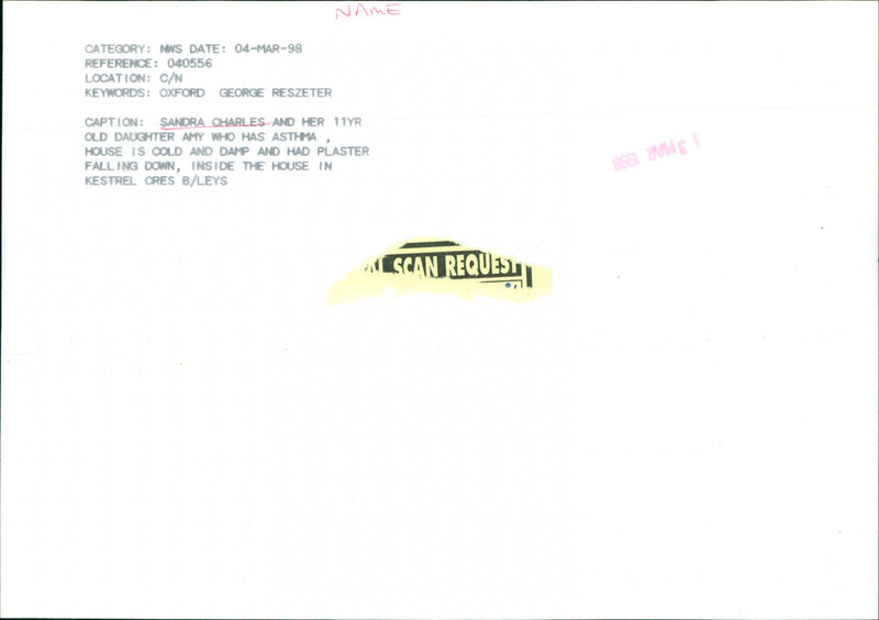 Sandra Charles - Vintage Photograph