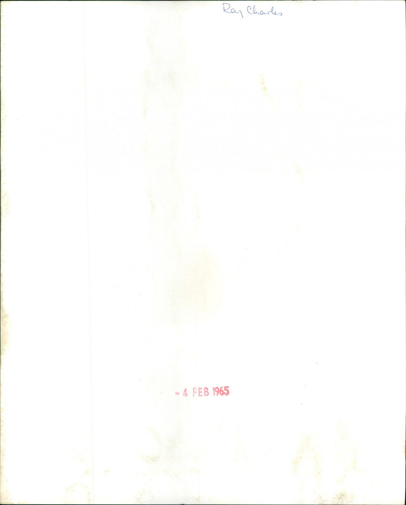 Ray Charles - Vintage Photograph