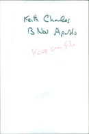 Keith Charles - Vintage Photograph