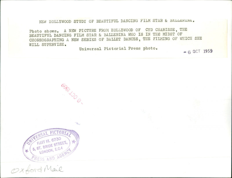 Cyd Charisse - Vintage Photograph