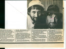 Musicians Chas Hodges and Dave Peacock of the band Chas and Dave. - Vintage Photograph