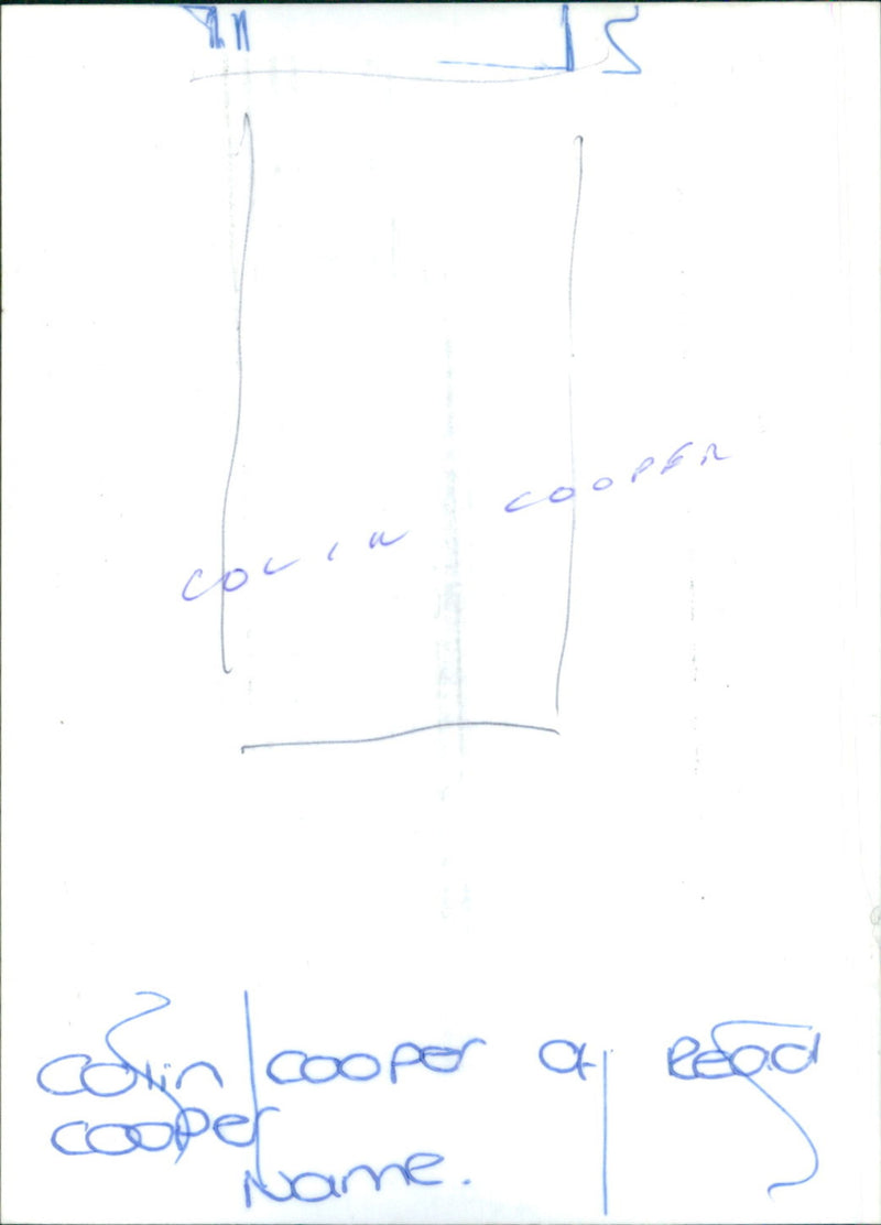 Colin Cooper - Vintage Photograph