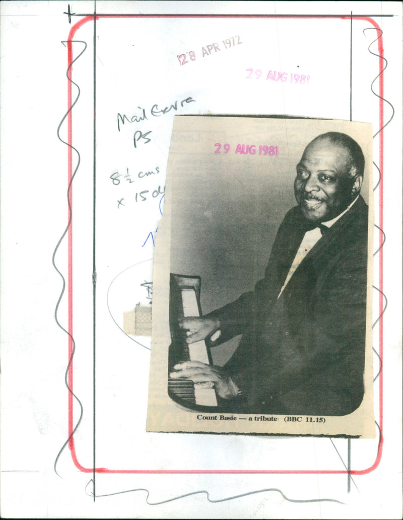 Count Bassie - Vintage Photograph