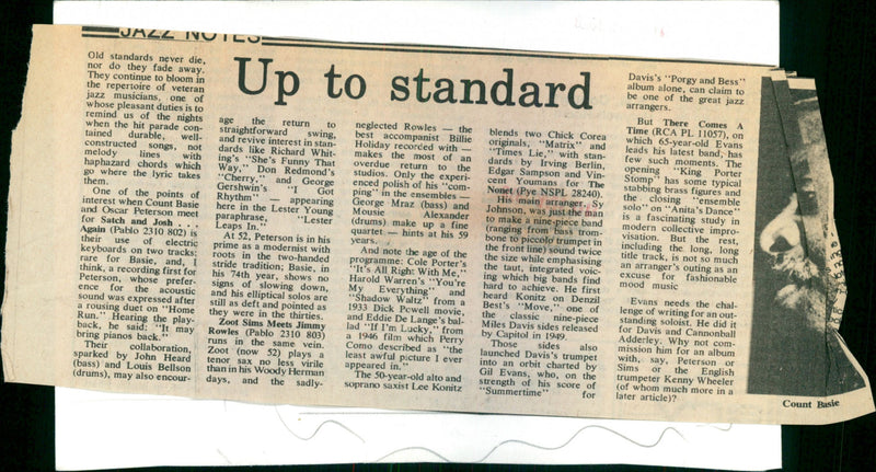 Count Basie - Vintage Photograph