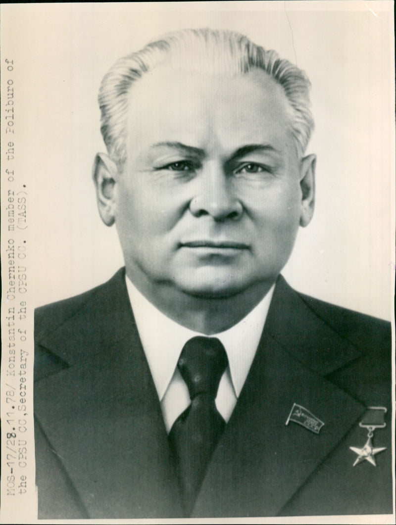 Konstantin Chernenko - Vintage Photograph