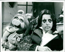 Alice Cooper performs with The Muppets on The Muppet Show. - Vintage Photograph
