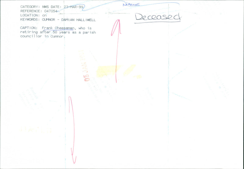 Frank Cheeseman - Vintage Photograph