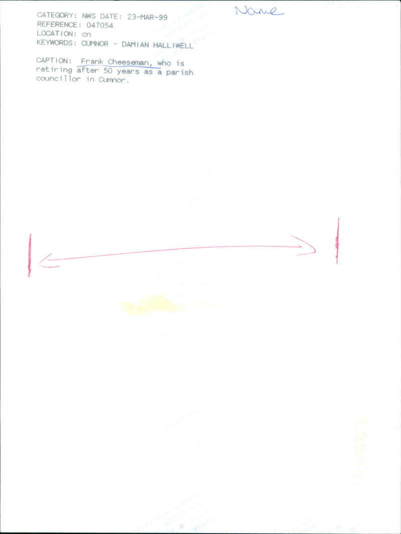 Frank Cheeseman - Vintage Photograph