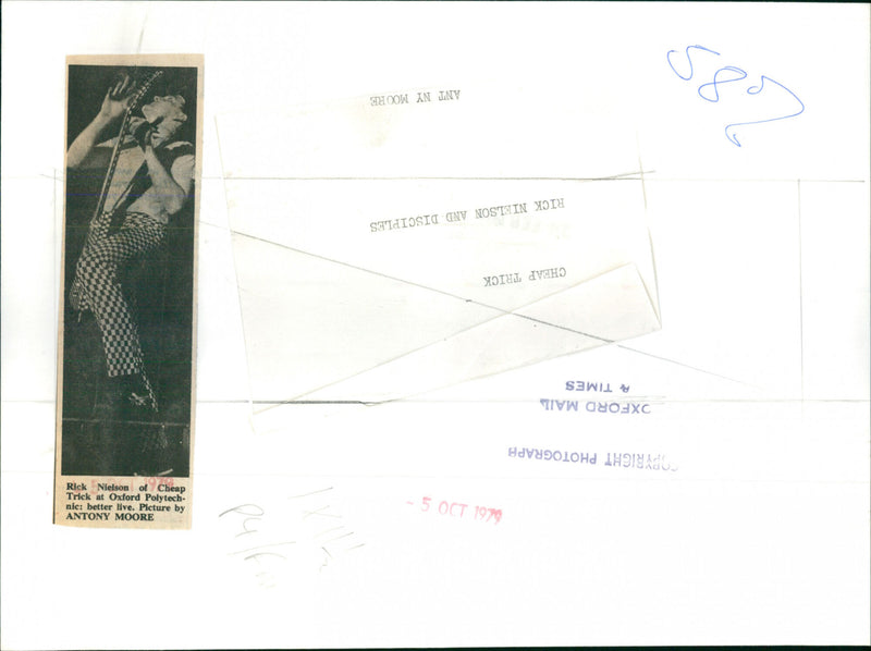 Rick Nielson - Vintage Photograph