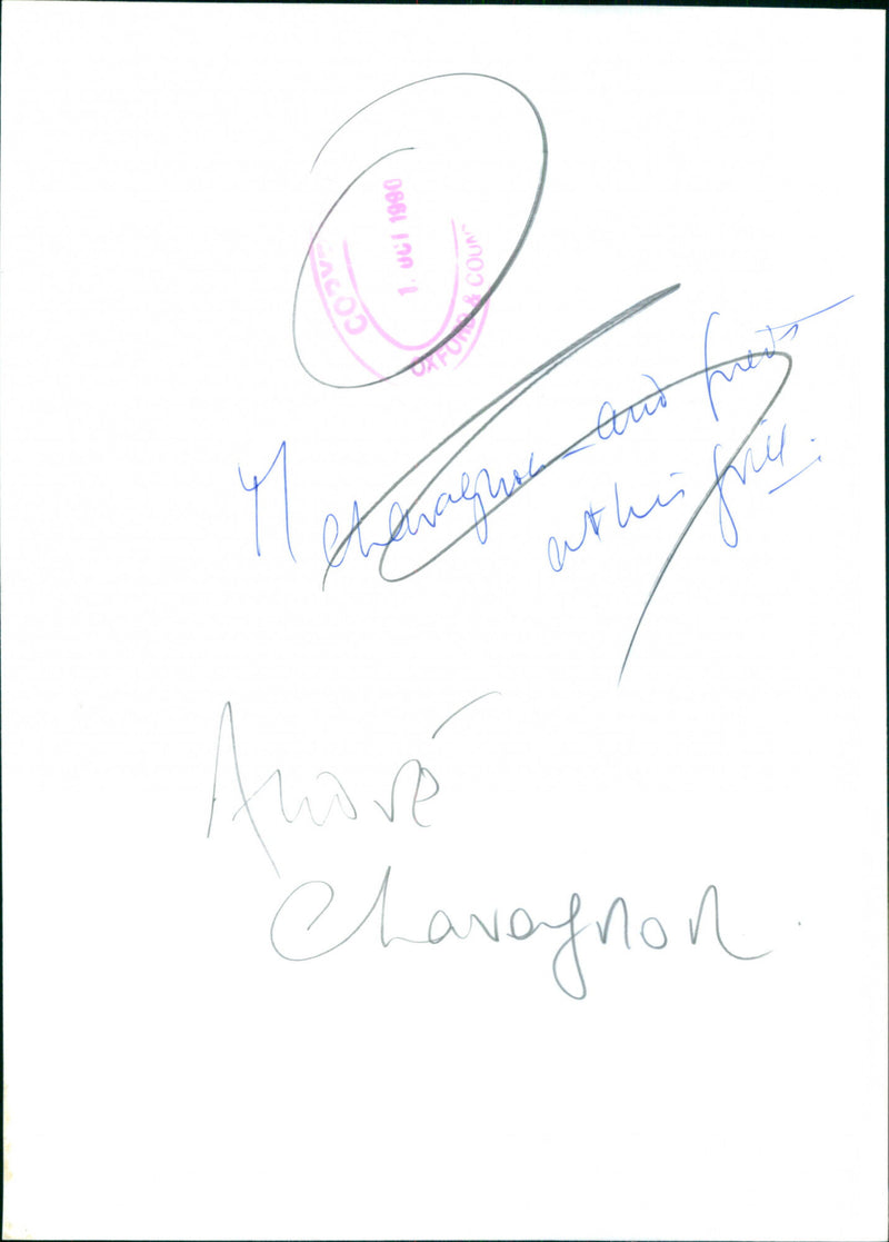 Andre Chavagnon - Vintage Photograph