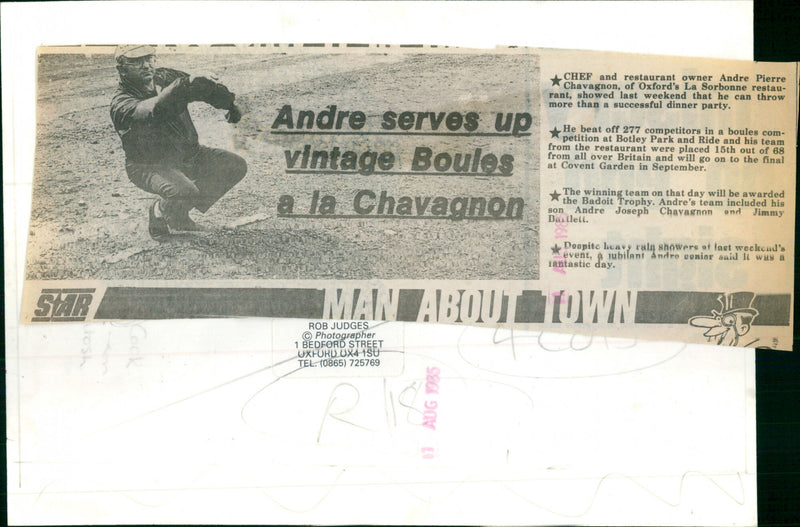 Andre Chavagnon - Vintage Photograph