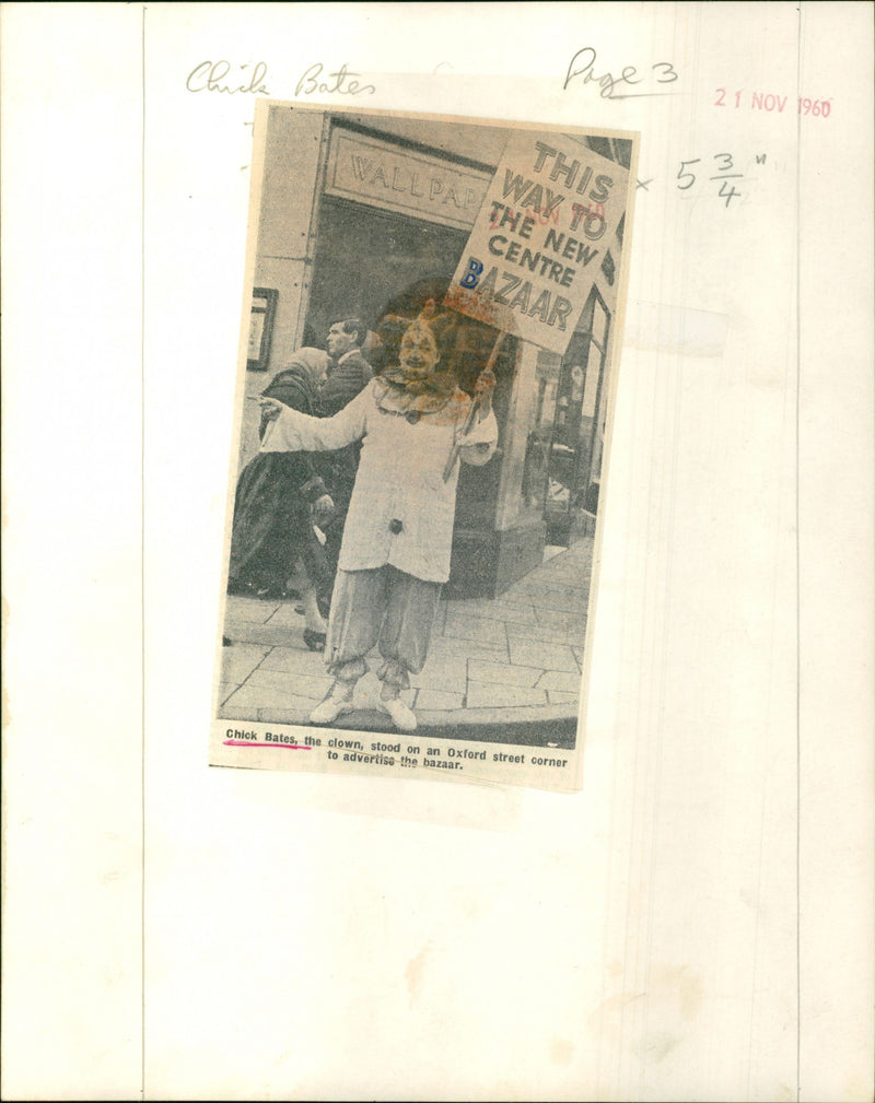 Chick Bates - Vintage Photograph