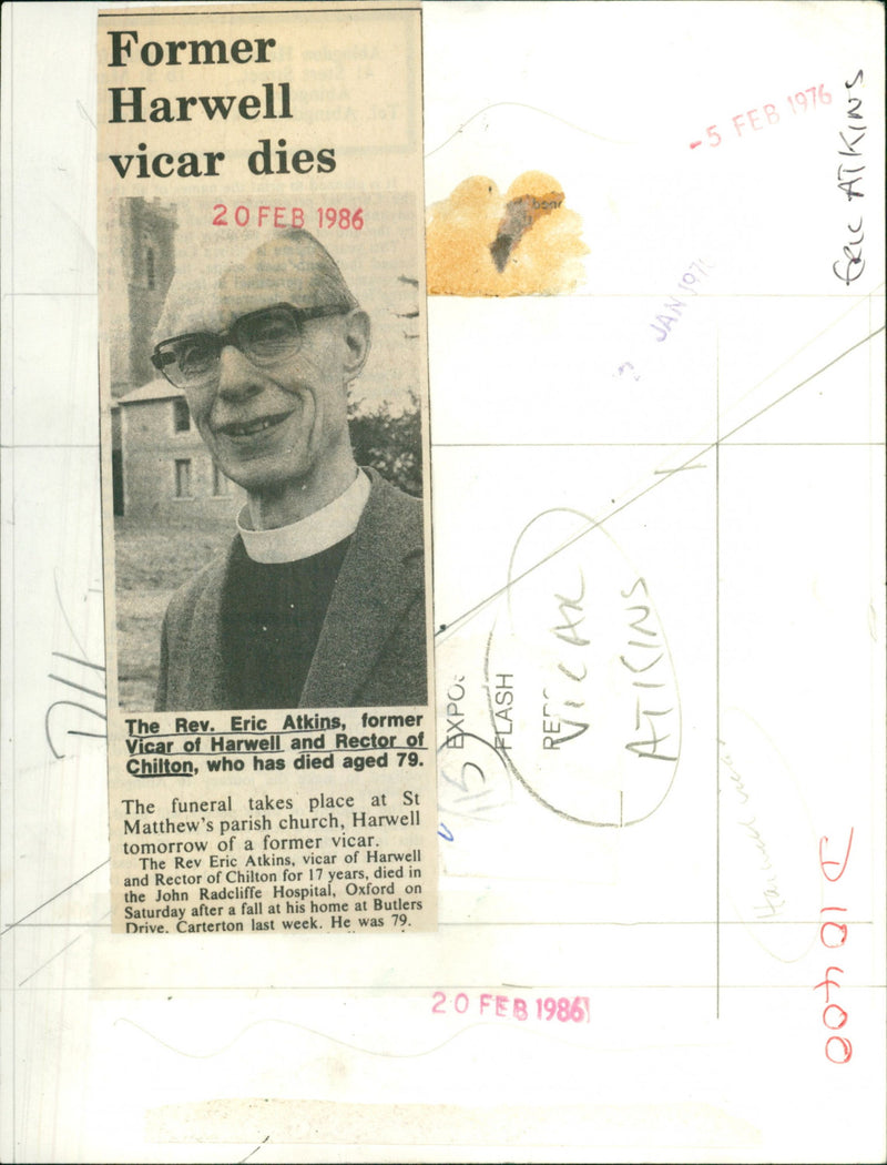 Eric Atkins - Vintage Photograph