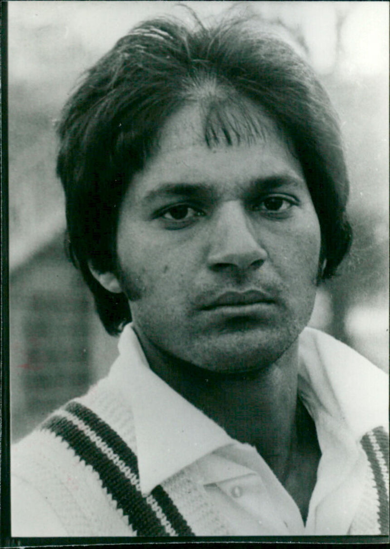 Faoud Bacchus of West Indies cricketer celebrates a win. - Vintage Photograph