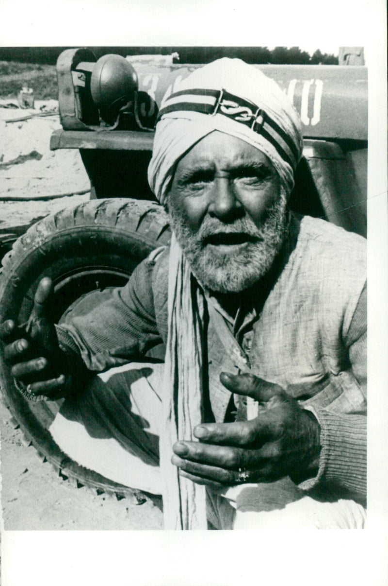 Michael Bates poses as Rangi Ram in the It Ain't Half Hot Mum comedy set to air on BBC 1. - Vintage Photograph