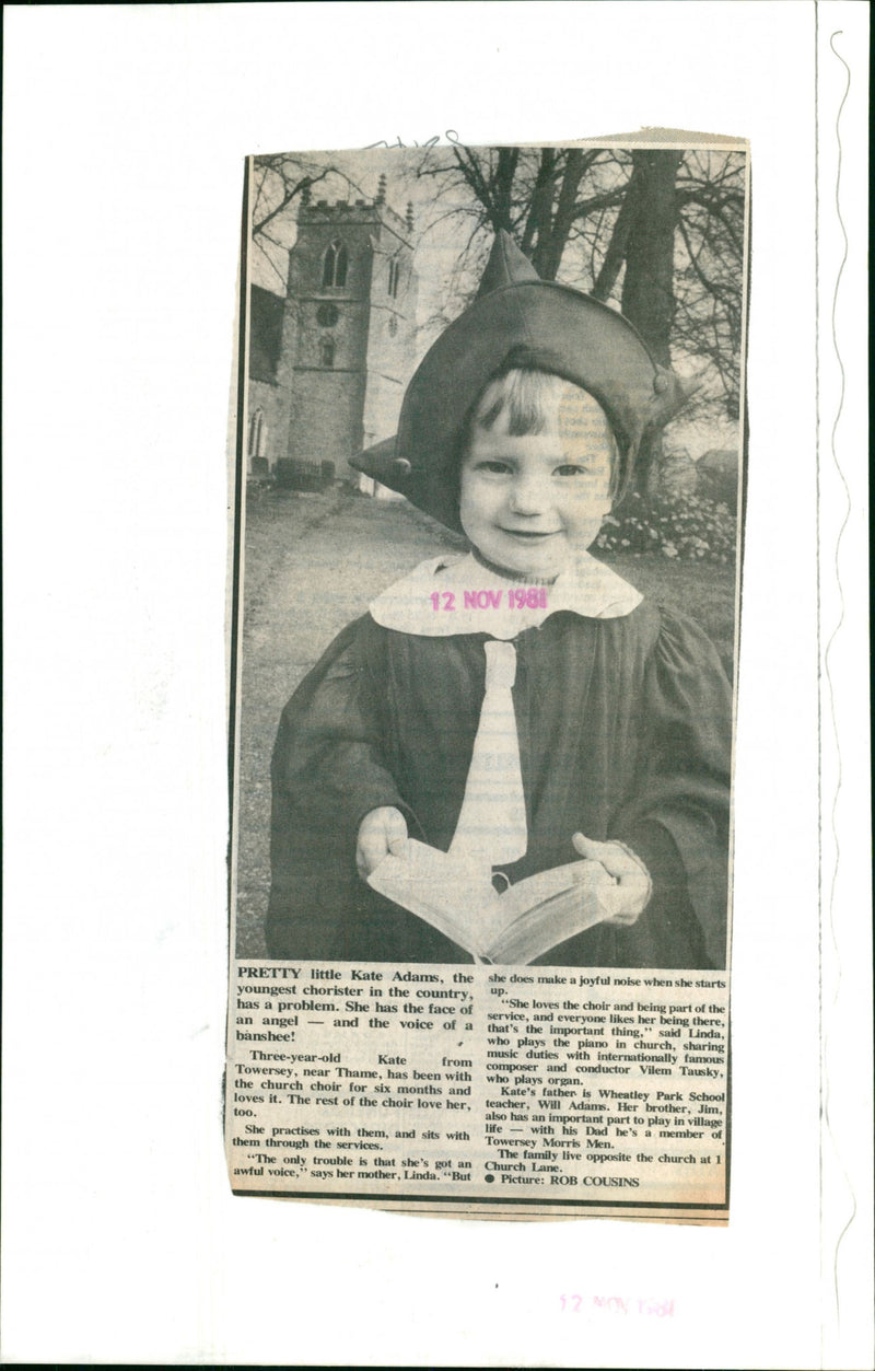 Kate Adams - Vintage Photograph