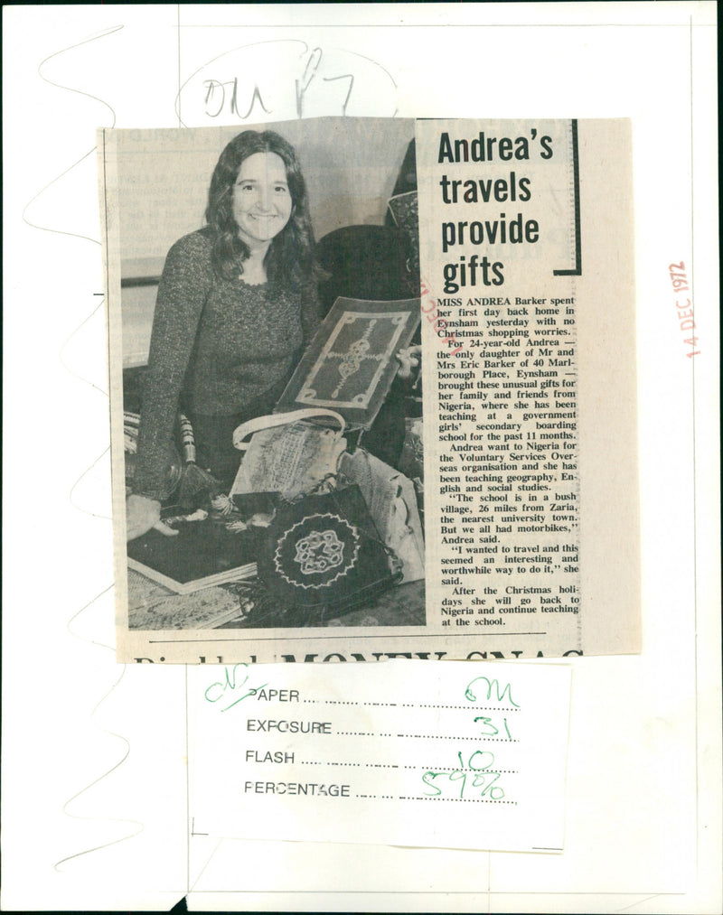 Andrea Barker - Vintage Photograph
