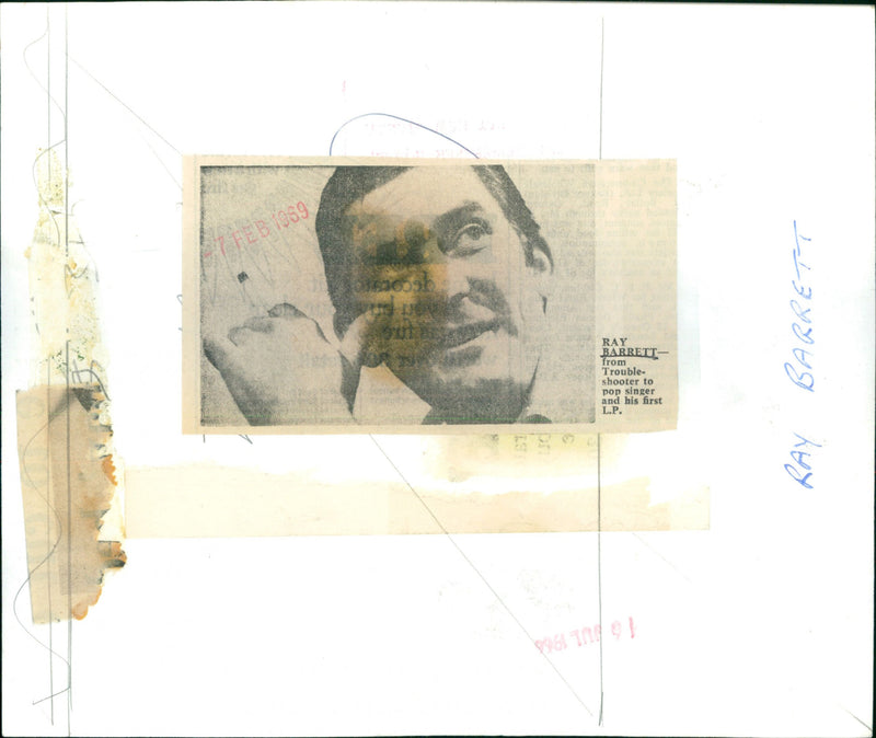 Ray Barrett - Vintage Photograph