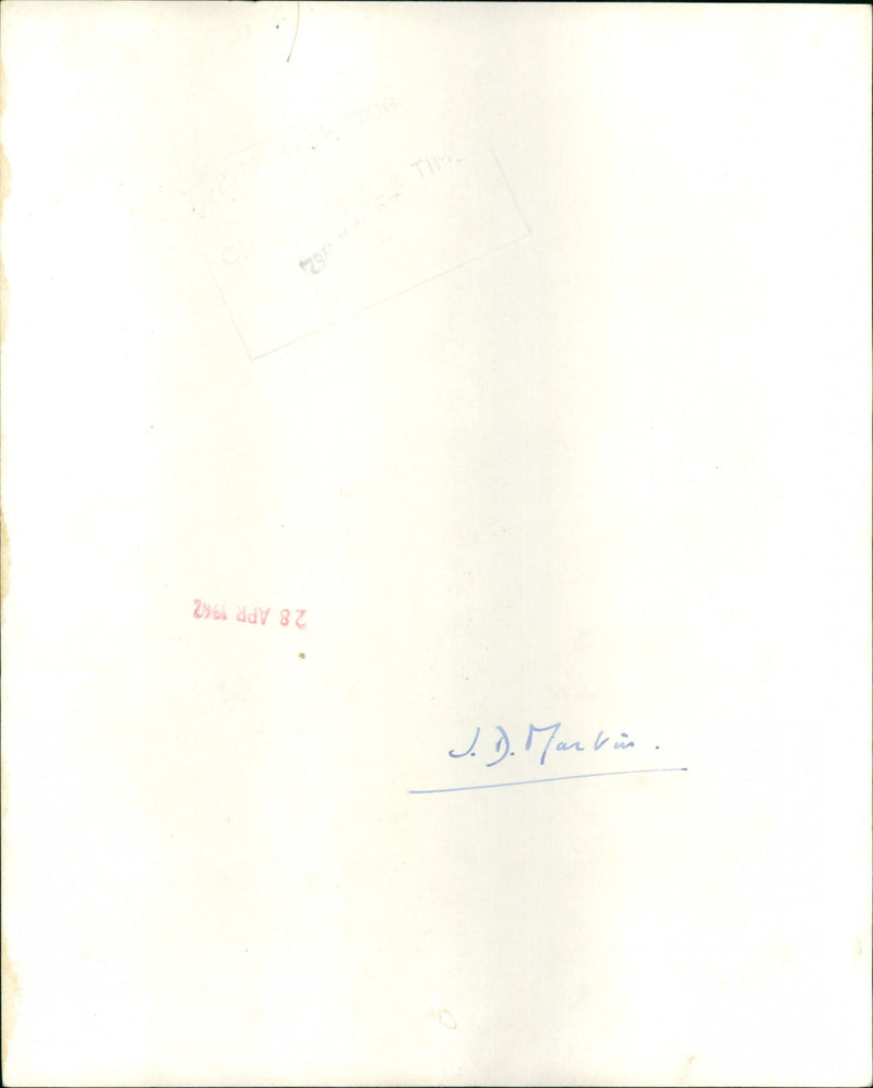 J.D Marvin - Vintage Photograph