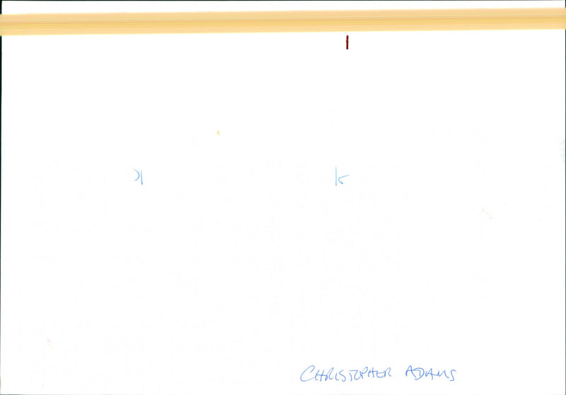 Christopher Adams - Vintage Photograph