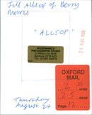 Jill Allsop - Vintage Photograph