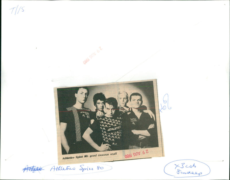 Athletico spizz 80: good raucous stuff - Vintage Photograph