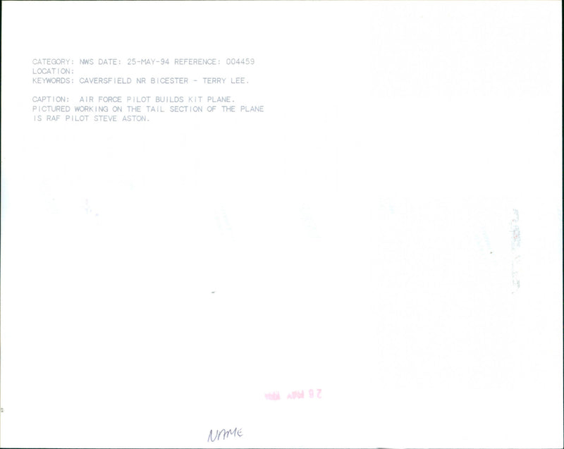 Steve Aston - Vintage Photograph