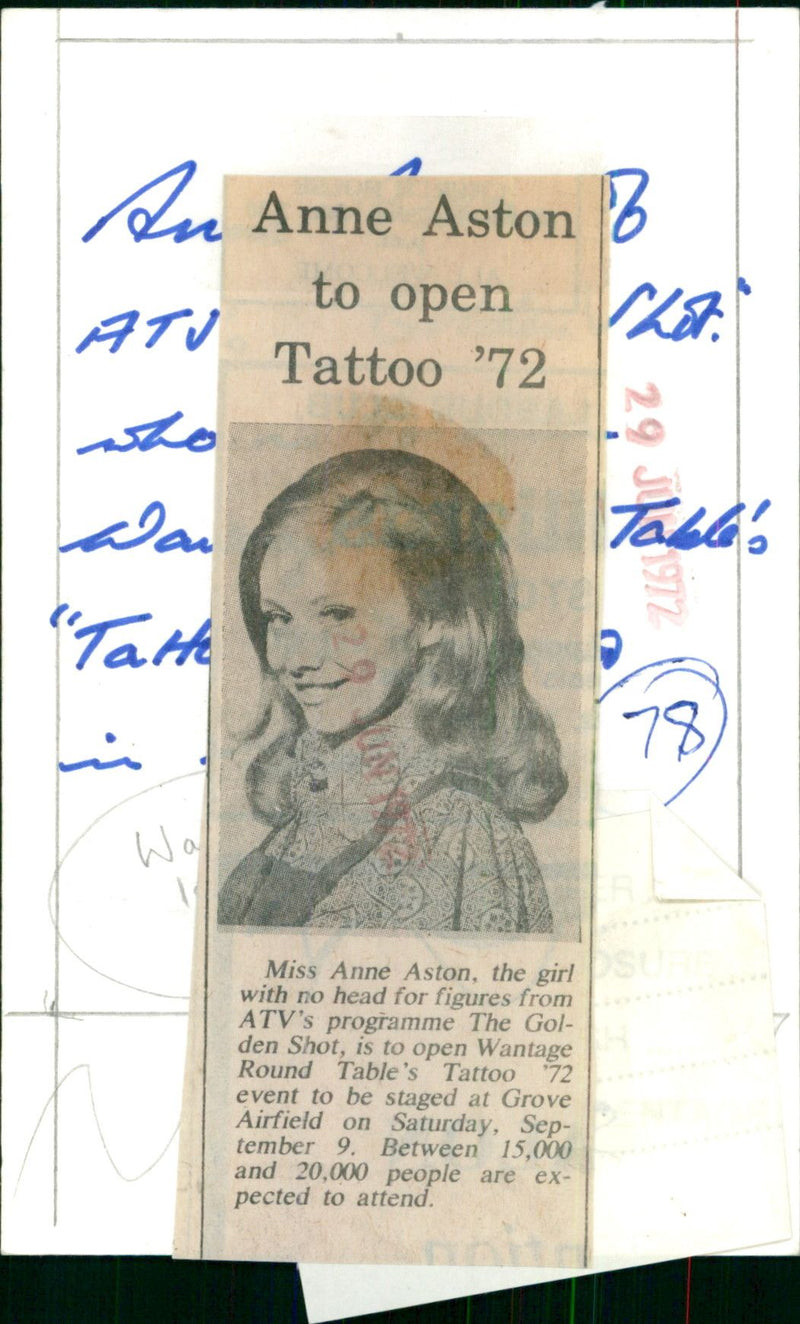 Anne Aston - Vintage Photograph