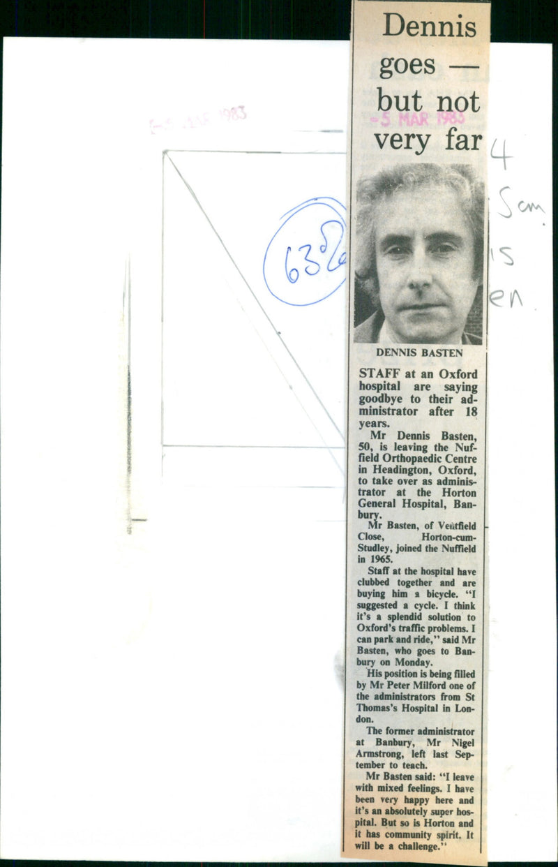 Dennis Basten - Vintage Photograph