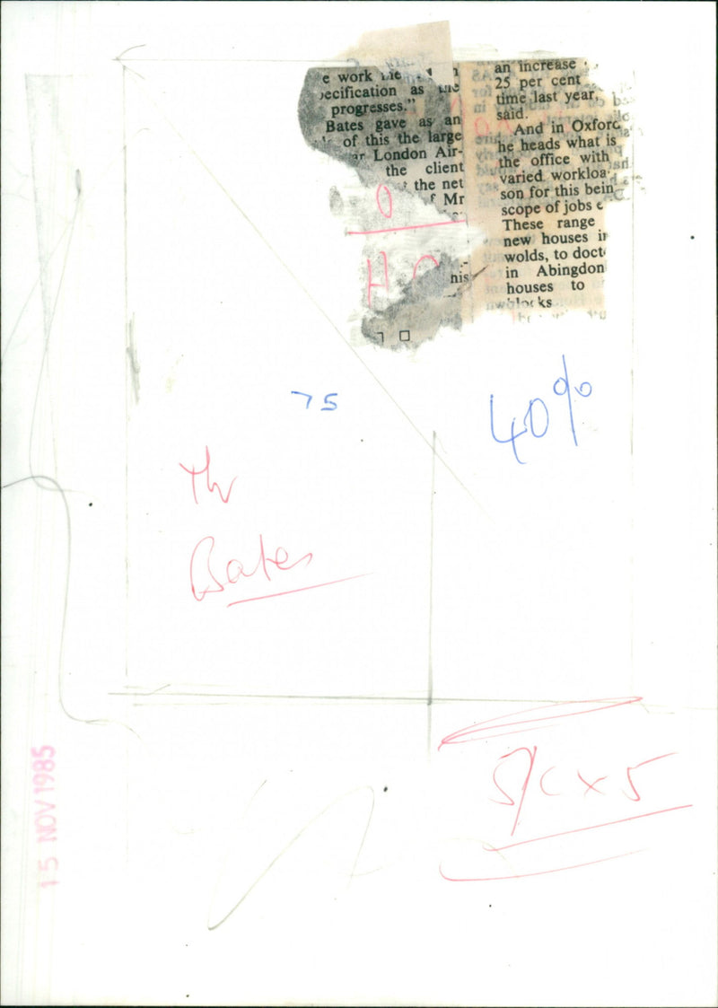 Bates - Vintage Photograph