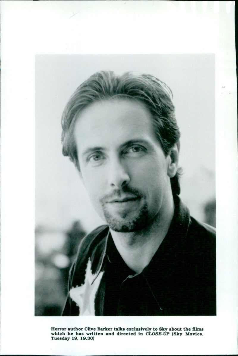 Clive Barker - Vintage Photograph