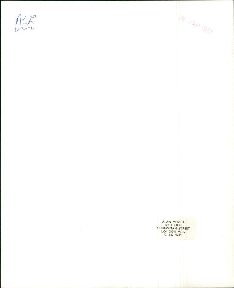 Ace - Vintage Photograph