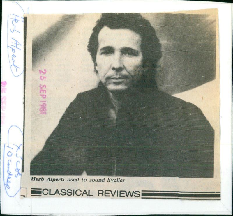 Herb Alpert - Vintage Photograph
