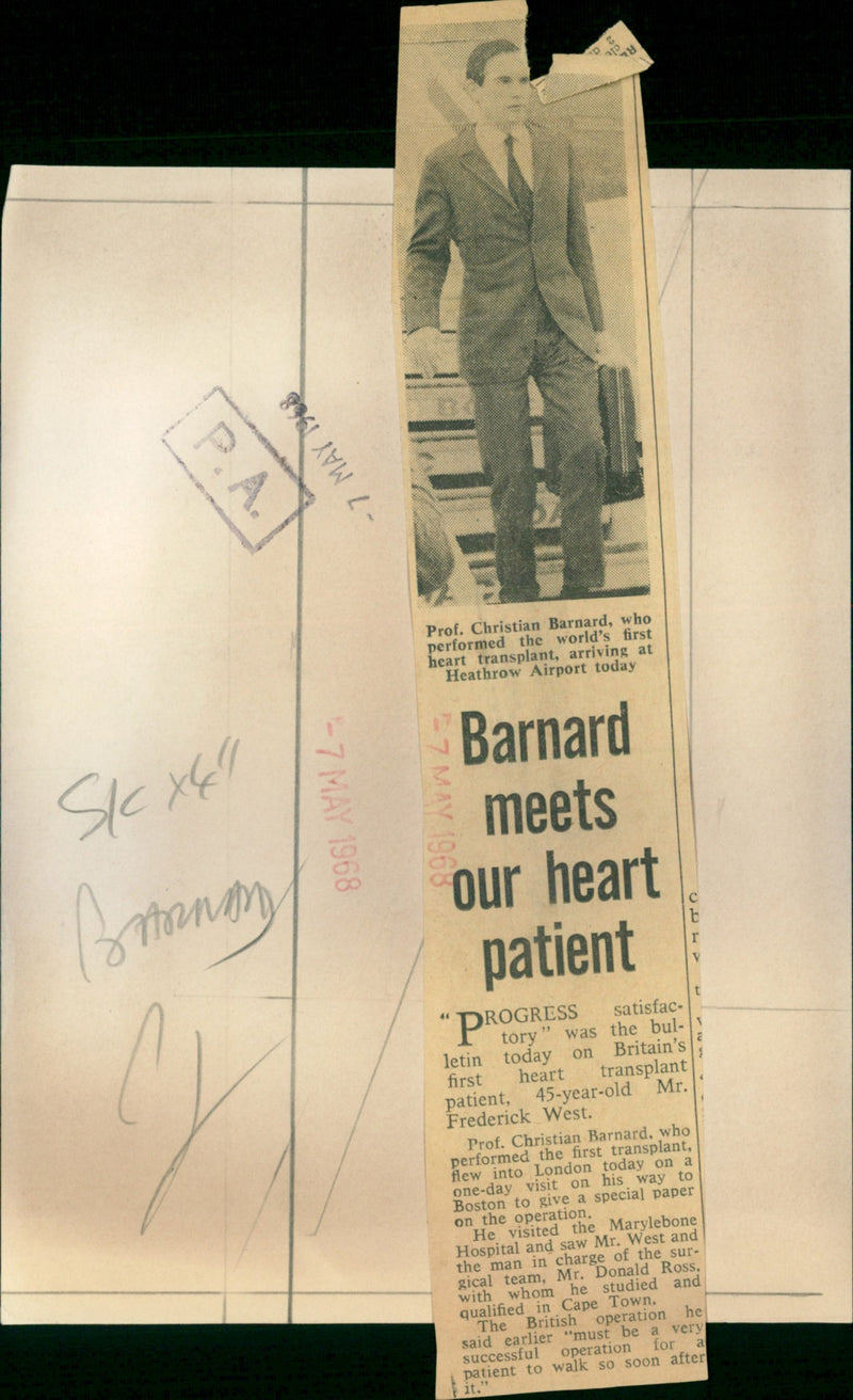 Christian Barnard - Vintage Photograph