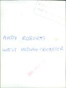 Andy Roberts - Vintage Photograph