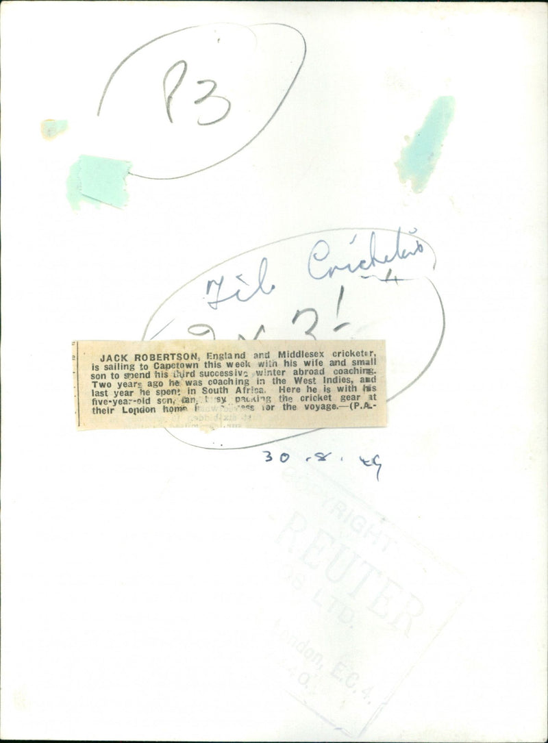 Jack Robertson - Vintage Photograph