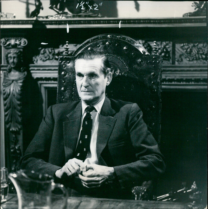 Serious old man - Vintage Photograph